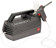 Tamiya Spray Work Basic Airbrush-Einsteiger-Set mit Kompressor Single Action 1,08 bar 20l/min schwarz