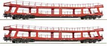 Roco 77047 H0 2er-Set Autotransportwagen der BahnTouristikExpress Epoche VI LüP/LüK 606mm