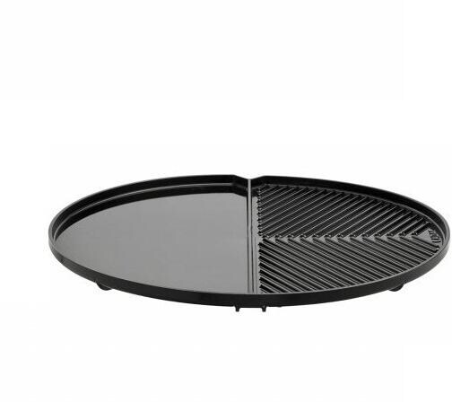 Cadac Grill 2 Braai Grillplatte für Carri Chef 2 Ø 44cm geriffelt Stahl schwarz