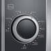 Severin MW 7771 Mikrowelle 20 Liter 452mm breit 700 Watt Grillfunktion Timerfunktion schwarz silber