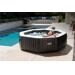 Intex Pure SPA Jet & Bubble Deluxe Whirlpool Pool 201x71cm Massage aufblasbar Outdoor dunkelgrau