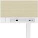 SpeaKa Professional SP-12061128 Sitz-Stehschreibtisch Schreibtisch elektrisch höhenverstellbar Holz weiß