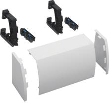 Hager FZ441N Kabelrangierkanal 1-feldig aufsteckbar 176x300x135mm RAL9010