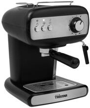 Tristar CM-2276 Siebträgermaschine Espressomaschine 20bar 850 Watt Milchaufschäumdüse schwarz silber