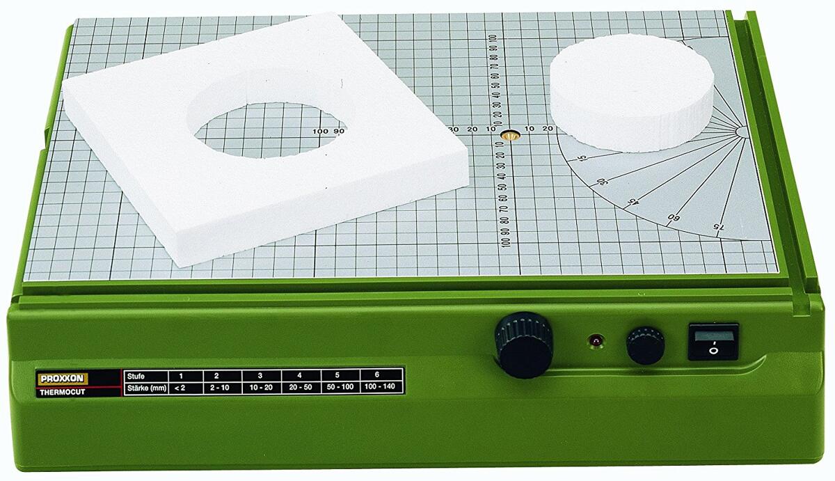 Proxxon 27080 Styroporschneider Heißdraht-Schneidegerät Thermocut 1s Aufheizzeit max. 200°C 2 Watt