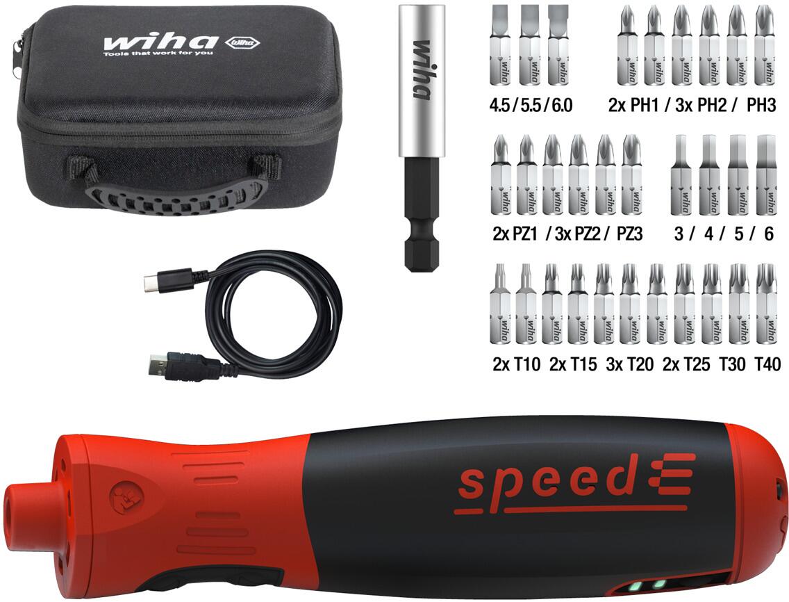 Wiha speedE PocketDrive Akku-Stabschrauber Schraubendreher 3,7V Li-Ion