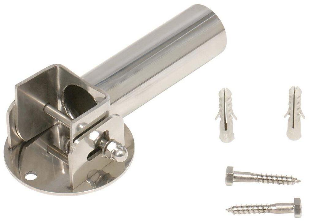 Vagner Pool Leiterkippgelenk Klappgelenk für Poolleiter mit Flansch Poolzubehör Edelstahl