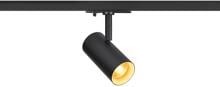 SLV Noblo Spot für 1-Phasen-Hochvolt-Schienensystem rund 2000-3000K Dim-to-Warm Phasenabschnitt 36° schwarz
