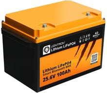 Liontron LifePO4 Lithium Batterie Versorgungsbatterie 25,6V 100Ah Smart Bluetooth BMS BT Camping