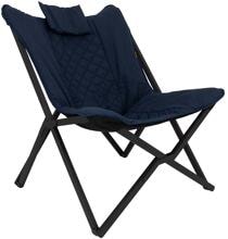 Bo-Camp Molfat Relaxstuhl Campingstuhl Klappstuhl Outdoor blau