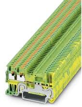 50 Stück Phoenix Contact PT 1,5/S-TWIN/1P-PE Dreistock-Schutzleiterklemme Schutzleiter-Reihenklemme Polzahl 3 0,14mm² 1,5mm² grün gelb