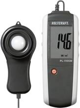 Voltcraft PL-110SM Luxmeter Lichtmessgerät Photometer Photovoltaik Counts 2000 max.1999W/m² digital grau