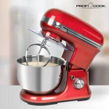 Profi Cook PC-KM 1197 Küchenmaschine Knetmaschine 1200W 5l 8 Schaltstufen rot