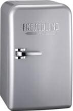 Trisa Frescolino Plus Stand-Mini-Kühlschrank 35cm breit 17 Liter 12V Camping Wohnwagen silber