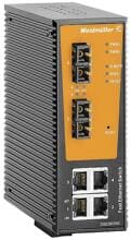 Defekt Bastler Weidmüller IE-SW-AL06LM-4TX-2SCS Industrial Ethernet Switch 100MBit/s
