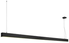 SLV GLENOS Profilpendelleuchte Deckenleuchte LED 4000K 200cm 85 Watt schwarz