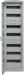 f-tronic 7110245 Verteilerschrank VS1-7 1-feldrig 7r 1100x300x210mm Stahlblech