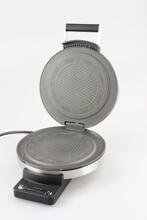 Graef HE80 Waffeleisen Oblaten Hörnchenautomat 850 Watt 6 Bräunungsstufen klappbar Edelstahl schwarz