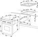 Amica EHEG 934 112E Gas-Einbau-Herd-Set 60cm breit 65 Liter Timer Heißluft CoolDoor3 SoftClose edelstahl