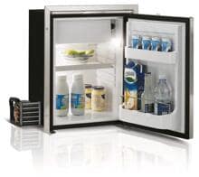 Vitrifrigo C42LX Kompressor-Kühlschrank 40cm breit 42 Liter 12/24V mit Gefrierfach edelstahl