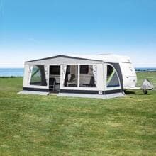 dwt Stella Vorderwand Windschutz Gr. 11 Camping Wohnwagen grau