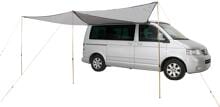 Easy Camp Lom Tri Bus-Sonnensegel Sonnenschutz Sonnendach 500x250cm grau
