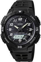Casio Collection AQ-S800W-1BVEF Armbanduhr Herrenuhr Kunstharz wasserdicht 10 ATM 42x47,6mm schwarz