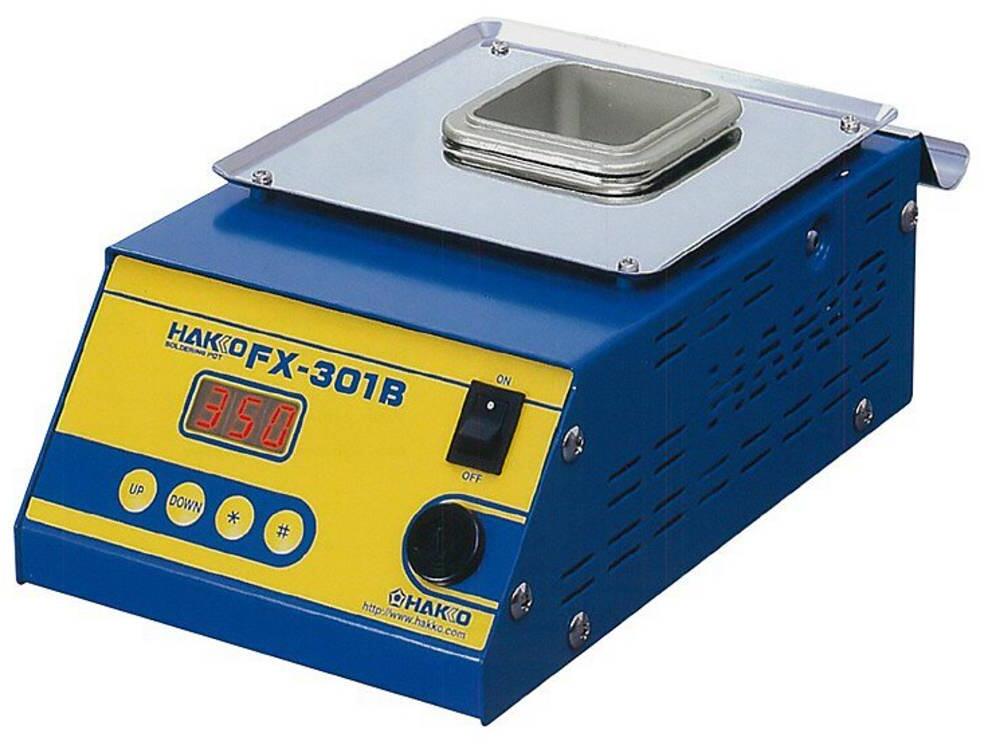 Hakko FX 301B-12 Lötbad Löttopf Löt-Zubehör digital 200 Watt blau gelb
