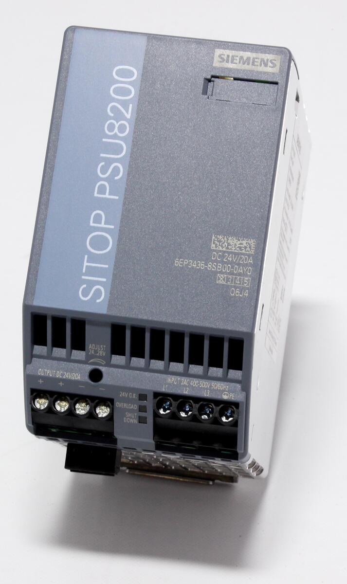 Siemens SITOP PSU8200 Hutschienen-Netzteil 24V/20A 24V/DC 20A 480W DIN-Rail