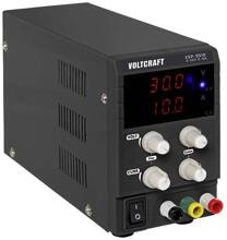 Voltcraft ESP-3010 Labornetzgerät einstellbar 0-30 V/DC 10A 300 Watt Steckanschluss 4mm schmale Bauform schwarz