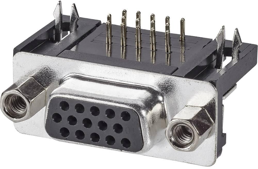 50 Stück ASSMANN WSW A-HDF 15 A-KG/T D-SUB Buchsenleiste 90 ° 15-polig