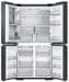 Samsung RF65DG960EB1EF French Door Side-by-Side Stand-Kühl-Gefrierkombination 91,2cm breit 636 Liter NoFrost+ WiFi Dual Water Dispenser Ice Maker Festwasseranschluss Premium black steel
