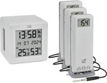 TFA Dostmann 35.8104.02 TFA.me Starter Set Gateway Funk-Thermomete WLAN ID-01 3 Sender ID-A3 digital weiß