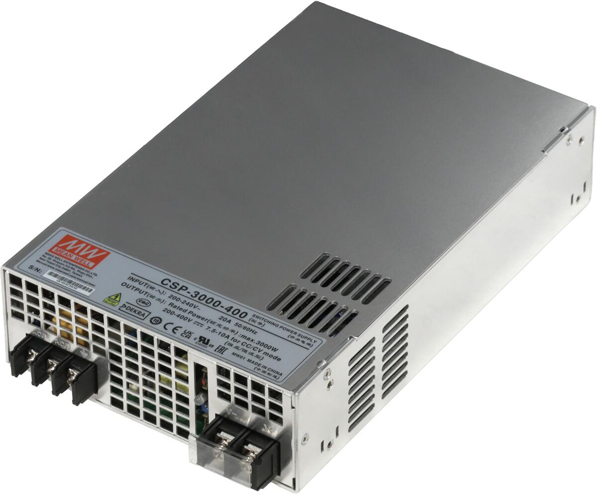 Defekt Bastler MW Mean Well CSP-3000-400 Schaltnetzteil Netzteil 400V/DC 7,5A 3000W geschlossen