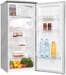 Exquisit KS185-4-HE-040E Stand-Kühlschrank 55cm breit 190 Liter Temperatureinstellung Flaschenregal inoxfarben