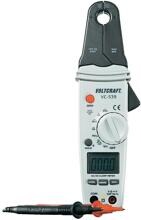Voltcraft VC-539 Stromzange Hand-Multimeter digital CAT III 600V 1mA 80A AC/DC grau