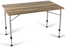 Dometic Zero Light Oak Campingtisch Outdoor-Tisch Gartentisch Esstisch 120x70x59-72cm One-Touch-System