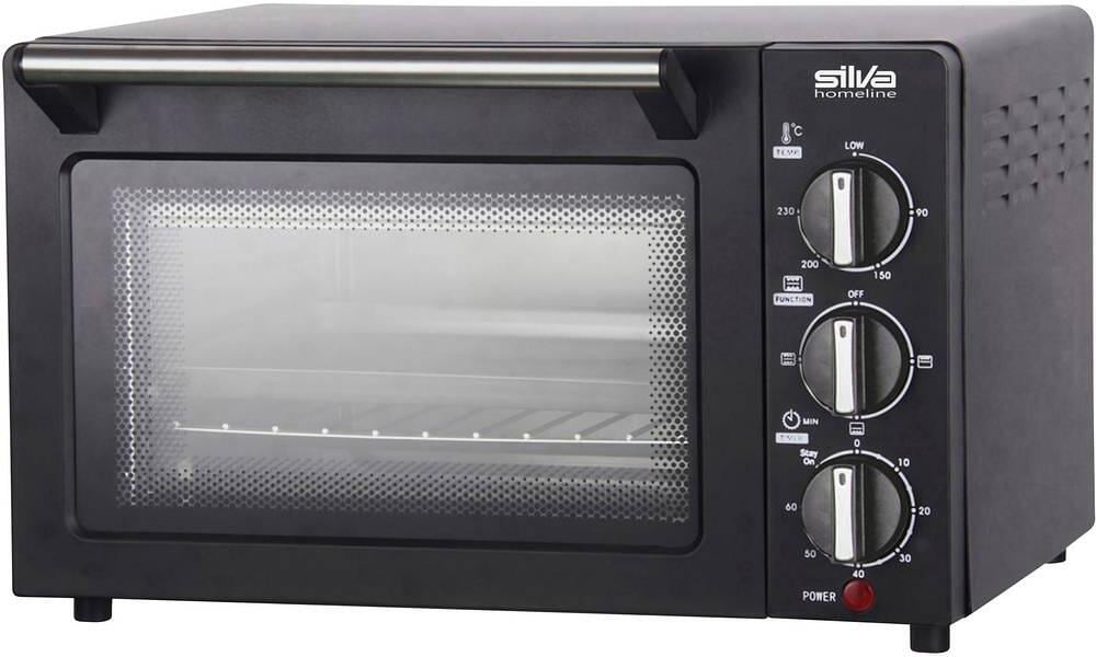 Silva MB 1400 Minibackofen 14l 1200W Ober-& Unterhitze 62 bis 230°C regelbar schwarz