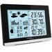 TechnoLine WS 6762 Funk-Wetterstation Funkuhr Temperaturanzeige Luftdruck Luftfeuchtigkeit schwarz silber