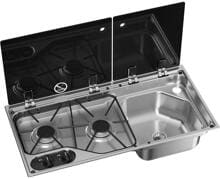 Dometic CVC1700G Kocher-Spülenkombination Campingküche Becken rechts