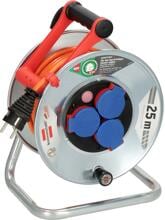 25 Meter Brennenstuhl 1198740 Kabeltrommel Stromkabel Schutzkontakt-Stecker orange