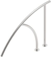 Flexinox Elegance Haltegriff Griffbogen Geländer Flanschbefestigung Ø43mm V4A Edelstahl