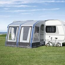 dwt Space Air HQ Wohnwagen-Vorzelt Luftzelt Camping Caravan 260x280cm Gr.1 grau blau