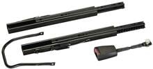 Sportscraft 3385085 Gleitschienen universal Ford Transit Verriegelung beidseitig Camping Wohnwagen schwarz