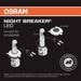 1 Paar OSRAM 64193DWNB Night Breaker LED Leuchtmittel Ersatzbirnen Glühbirne H4 12V weiß