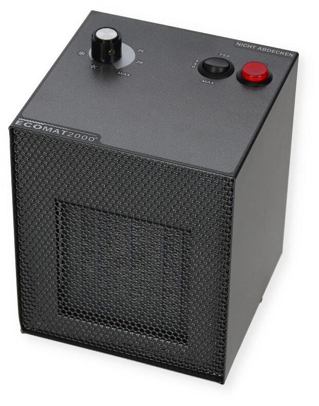 Ecomat 2000 Classic Heizlüfter Keramikheizer max. 1800 Watt 230V Wohnwagen Caravan Camping