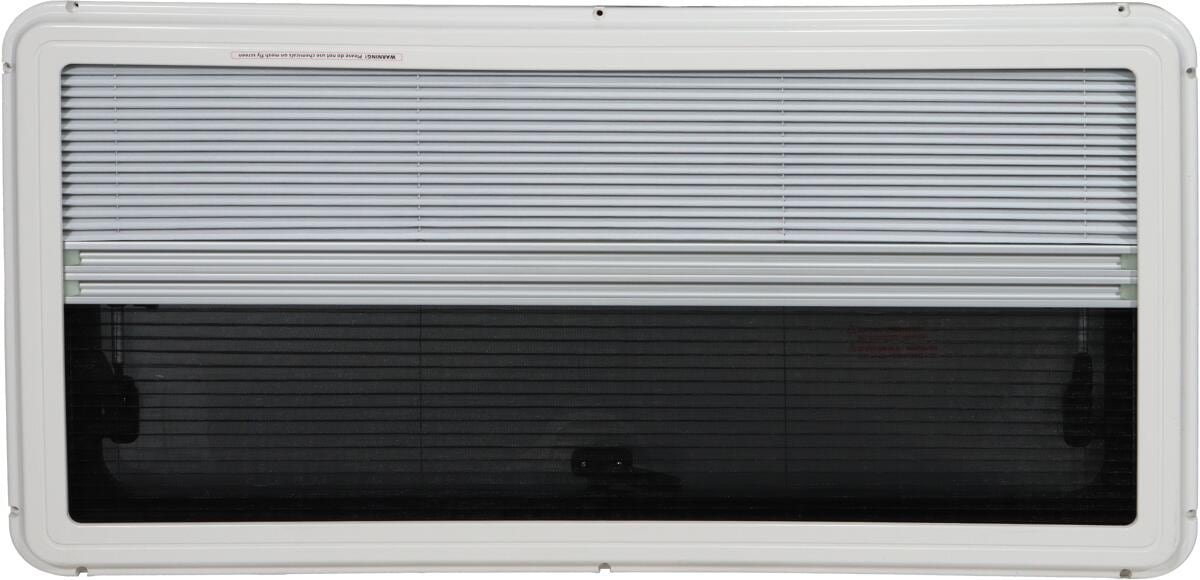 Carbest Elegance Ausstellfenster Rahmenfenster Verdunkelung Plisseerollo Insektenschutz 900x450mm Camping Wohnmobil Kastenwagen