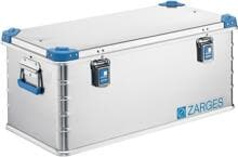 Zarges Eurobox Aufbewahrungsbox Transportbox mit Veschlüssen 81 Liter Aluminium silber