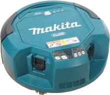 Makita DRC200Z Saugroboter beutellos 2,5 Liter Behältervolumen 18V Hinderniss-Absturzsensor OHNE Akku OHNE Ladegerät türkis