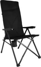 Uquip Justy XL Faltstuhl Strandstuhl Campingstuhl Garten Terrasse schwarz